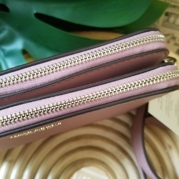 Kate Spade double zip Small Crossbody dusty peony - Picture 4 of 10